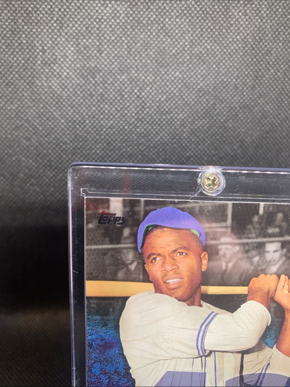 Jackie Robinson Card Brooklyn LA Dodgers MLB Baseball HOF Legend In Case - Picture 4 of 6